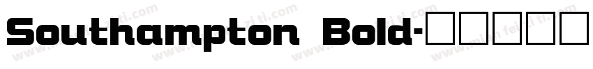 Southampton Bold字体转换